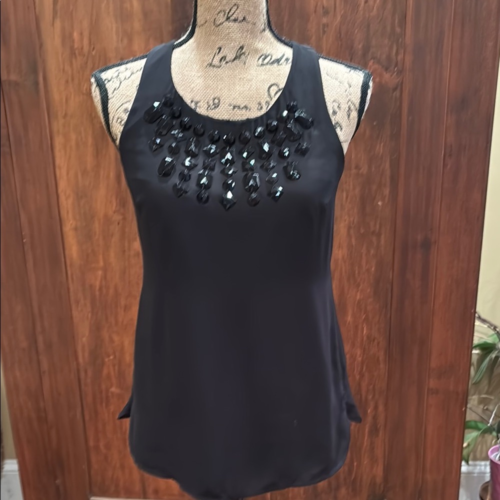 Black Embellished Women's Top